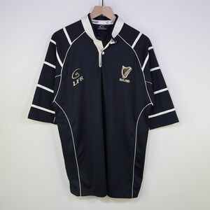 Live For Rugby Ireland National Team Jersey XL Blokecore Embroidered Black